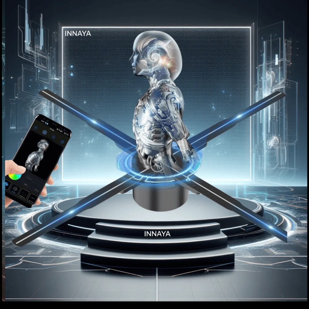 INNAYA Hologram 3D Advertising Fan